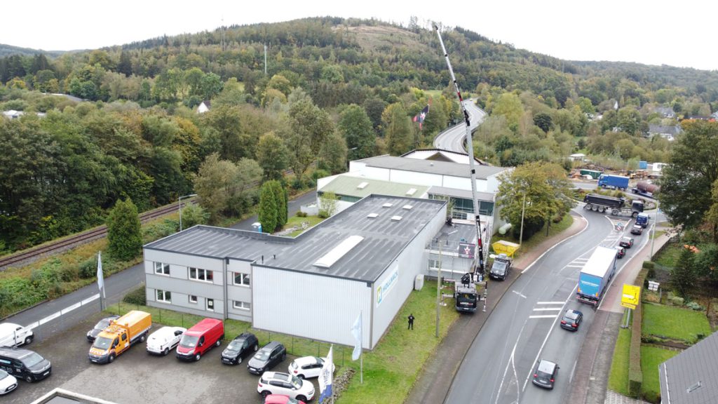 Flachdach Frontansicht